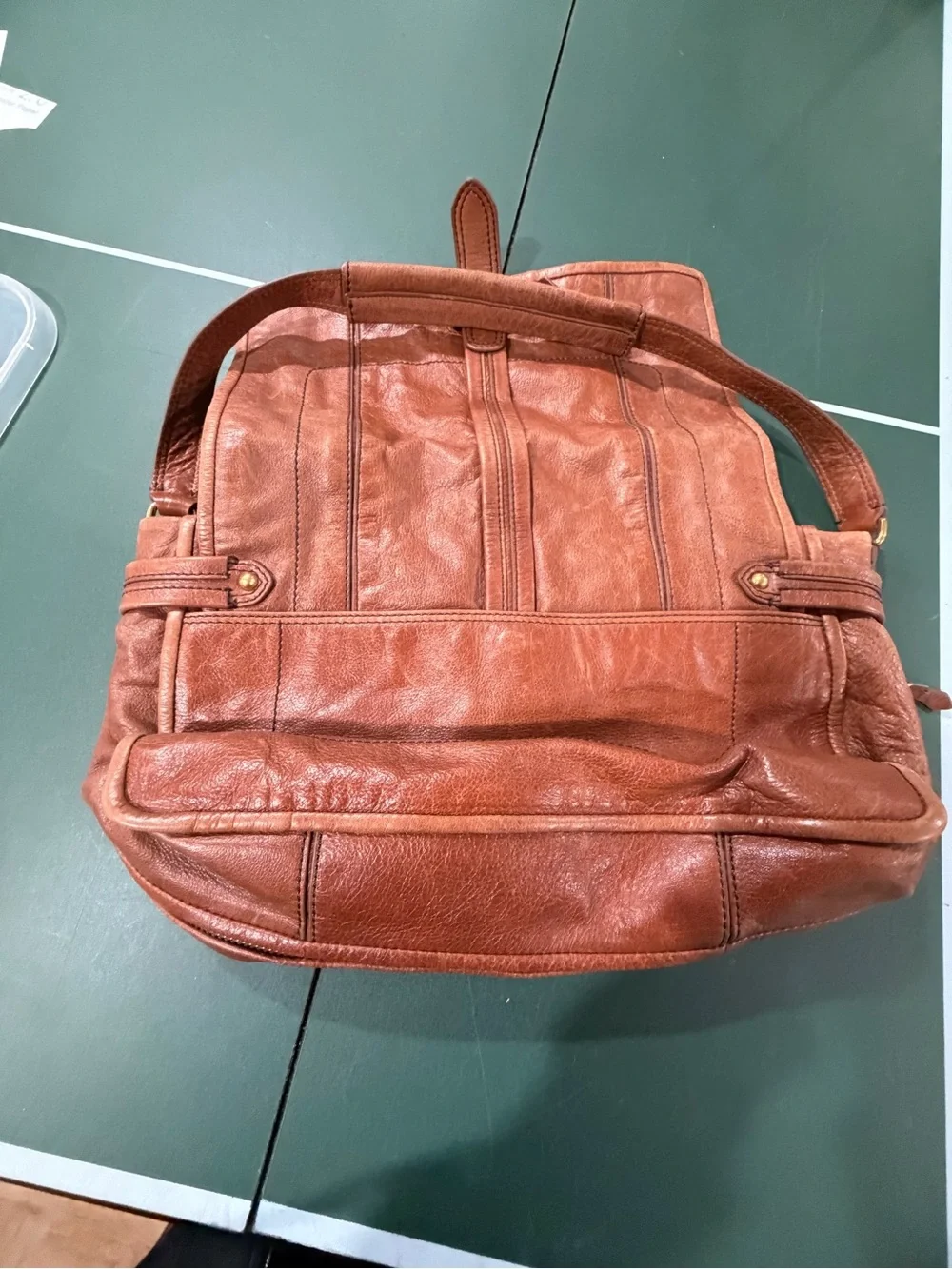 Juicy Couture Burnt Orange Leather Hobo Shoulder Bag
